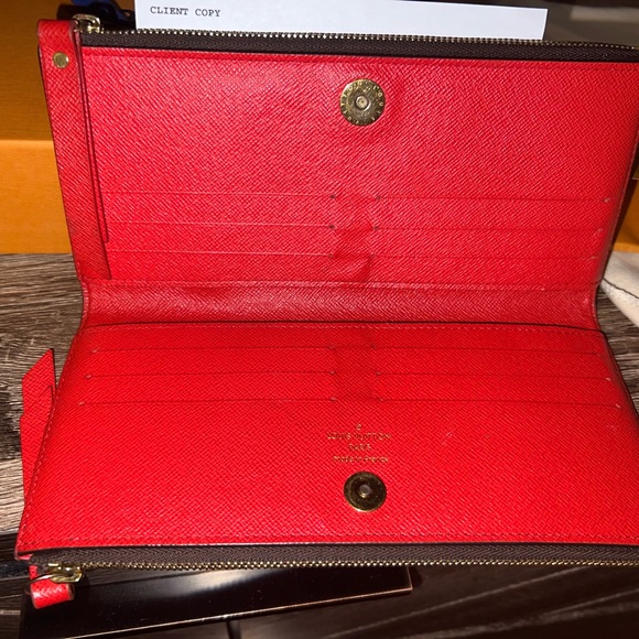 Authentic Louis Vuitton Adele wallet (Red) - Picture 3 of 3